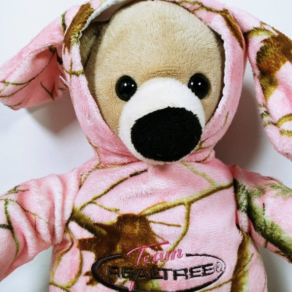 Team RealTree Plush Bear Camouflage Bunny Rabbit Ears Camo Wild Bass Pro Shops - Picture 2 of 9